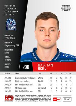 2022-23 Playercards Update (DEL) #467 Bastian Eckl Back