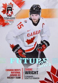 2023 BY Cards IIHF World Junior Championship - Future Stars #FS05 Shane Wright Front