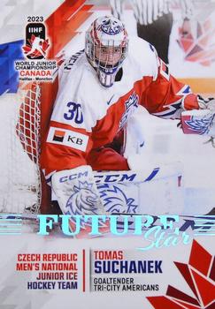 2023 BY Cards IIHF World Junior Championship - Future Stars #FS06 Tomas Suchanek Front