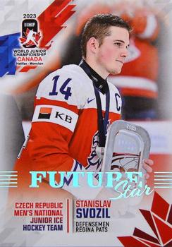 2023 BY Cards IIHF World Junior Championship - Future Stars #FS08 Stanislav Svozil Front