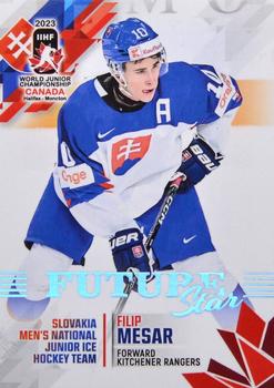 2023 BY Cards IIHF World Junior Championship - Future Stars #FS27 Filip Mesar Front