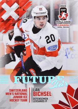 2023 BY Cards IIHF World Junior Championship - Future Stars #FS30 Lian Bichsel Front