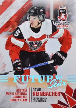2023 BY Cards IIHF World Junior Championship - Future Stars #FS40 David Reinbacher Front