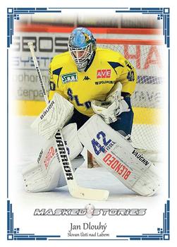 2022 Premium Cards Masked Stories #112 Jan Dlouhy Front