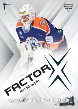 2022 Premium Cards Masked Stories - Factor-X #FX-08 Jan Skorpik Front