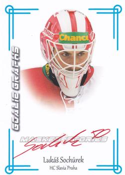 2022 Premium Cards Masked Stories - Goalie Graphs Red #GG-LSO Lukas Sochurek Front