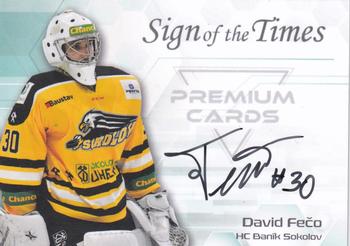 2022 Premium Cards Masked Stories - Sign of the Times Black #SOF-DFE David Feco Front