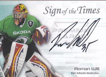 2022 Premium Cards Masked Stories - Sign of the Times Black #SOF-RWI Roman Will Front