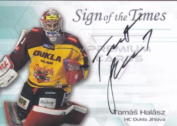 2022 Premium Cards Masked Stories - Sign of the Times Black #SOF-TOH Tomas Halasz Front
