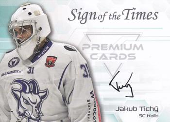 2022 Premium Cards Masked Stories - Sign of the Times Black #SOF-JAT Jakub Tichy Front