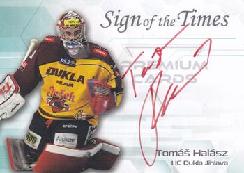 2022 Premium Cards Masked Stories - Sign of the Times Red #SOF-TOH Tomas Halasz Front