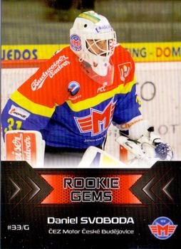 2018-19 Premium Cards CHANCE liga - Rookie Gems #RC-01 Daniel Svoboda Front