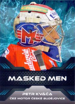 2018-19 Premium Cards CHANCE liga - Masked Men #MM-05 Petr Kvaca Front