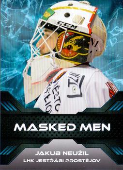 2018-19 Premium Cards CHANCE liga - Masked Men #MM-08 Jakub Neuzil Front