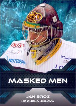 2018-19 Premium Cards CHANCE liga - Masked Men #MM-13 Jan Broz Front