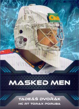 2018-19 Premium Cards CHANCE liga - Masked Men #MM-21 Tadeas Dvorak Front
