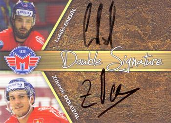 2018-19 Premium Cards CHANCE liga - Double Signature #DS-02 Lukas Endal / Zdenek Dolezal Front
