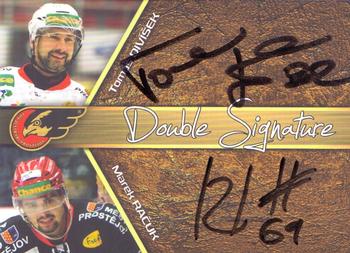 2018-19 Premium Cards CHANCE liga - Double Signature #DS-06 Tomas Divisek / Marek Racuk Front