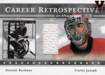2015-16 In The Game Final Vault - 2003-04 In The Game Used Signature Series - Retrospectives (Copper Vault Stamp) #CR-6F Curtis Joseph Front