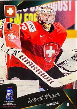 2023 AMPIR IIHF World Championship Team Switzerland #SUI02 Robert Mayer Front