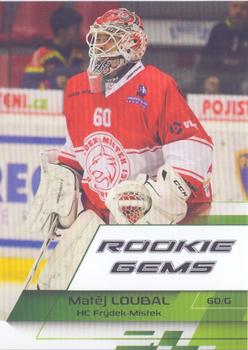 2019-20 Premium Cards CHANCE liga - Rookie Gems #RG-38 Matej Loubal Front
