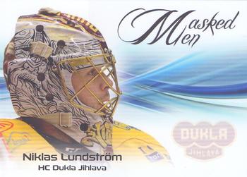 2019-20 Premium Cards CHANCE liga - Masked Men #MM-03 Niklas Lundstrom Front