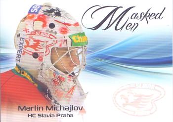 2019-20 Premium Cards CHANCE liga - Masked Men #MM-06 Martin Michajlov Front