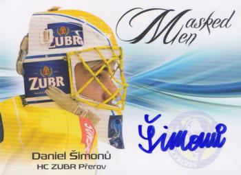 2019-20 Premium Cards CHANCE liga - Masked Men Signature #MM20 Daniel Simonu Front