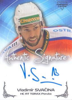 2019-20 Premium Cards CHANCE liga - Authentic Signature #AU-59 Vladimir Svacina Front