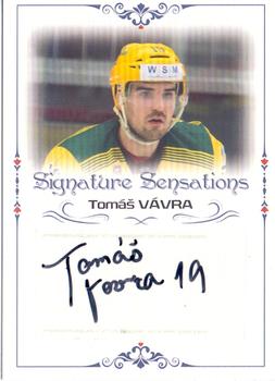 2019 Premium Cards Brno Expo - Signature Sensations #SS27 Tomas Vavra Front