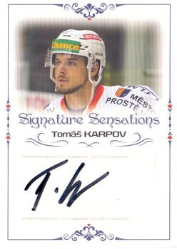 2019 Premium Cards Brno Expo - Signature Sensations #SS43 Tomas Karpov Front