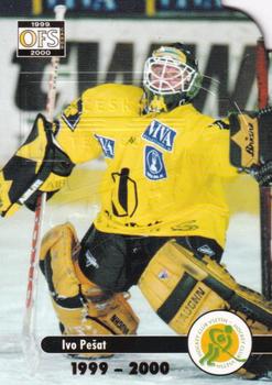 1999-00 Czech OFS - Goalie Die Cut Serie II #544 Ivo Pesat Front