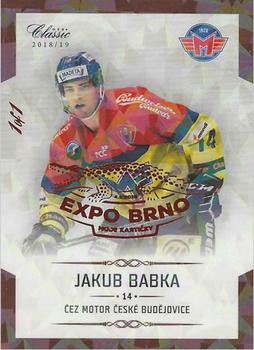2018-19 OFS Chance Liga - Expo Brno 1/1 #51 Jakub Babka Front