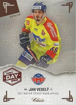2019-20 OFS Classic Chance liga - First Day Issue #76 Jan Vesely Front