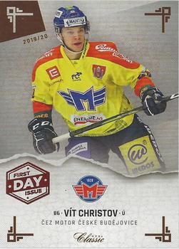 2019-20 OFS Classic Chance liga - First Day Issue #80 Vit Christov Front
