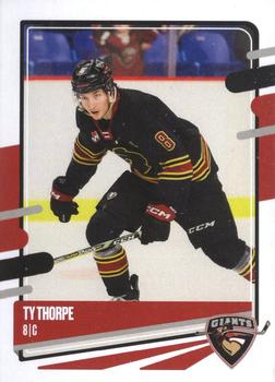 2022-23 Vancouver Giants (WHL) #3 Ty Thorpe Front