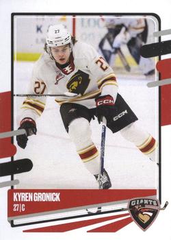 2022-23 Vancouver Giants (WHL) #12 Kyren Gronick Front