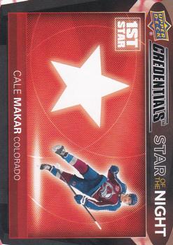 2021-22 Upper Deck Credentials - Star of the Night: First Star #1S-9 Cale Makar Front