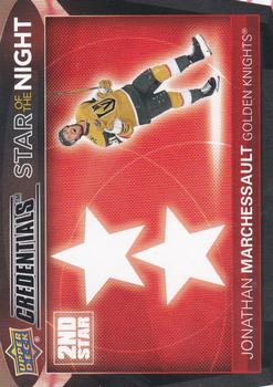 2021-22 Upper Deck Credentials - Star of the Night: Second Star #2S-1 Jonathan Marchessault Front