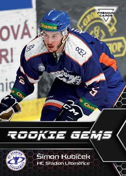 2020-21 Premium Cards CHANCE liga - Rookie Gems #RG19 Simon Kubicek Front