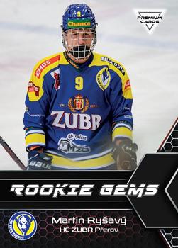 2020-21 Premium Cards CHANCE liga - Rookie Gems #RG25 Martin Rysavy Front