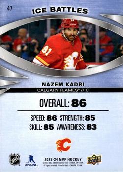 2023-24 Upper Deck MVP - Ice Battles #47 Nazem Kadri Back