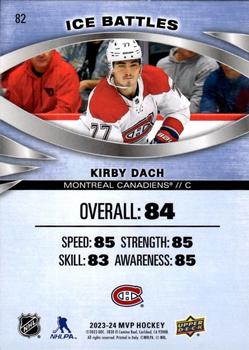 2023-24 Upper Deck MVP - Ice Battles #82 Kirby Dach Back