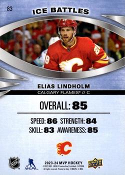 2023-24 Upper Deck MVP - Ice Battles #83 Elias Lindholm Back
