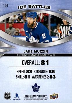 2023-24 Upper Deck MVP - Ice Battles #124 Jake Muzzin Back