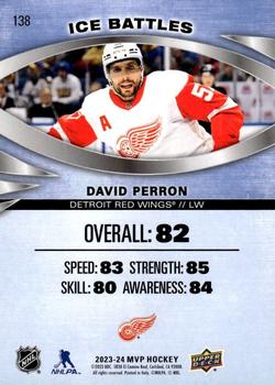 2023-24 Upper Deck MVP - Ice Battles #138 David Perron Back