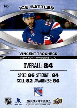 2023-24 Upper Deck MVP - Ice Battles #145 Vincent Trocheck Back