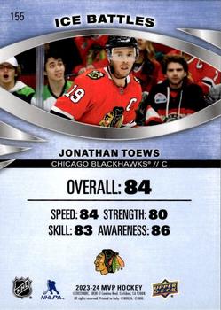 2023-24 Upper Deck MVP - Ice Battles #155 Jonathan Toews Back