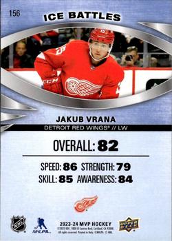 2023-24 Upper Deck MVP - Ice Battles #156 Jakub Vrana Back