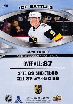 2023-24 Upper Deck MVP - Ice Battles #201 Jack Eichel Back